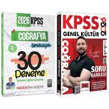 Yargı + İndeks 2026 Kpss Coğrafya Soru Bankası + 30 Deneme 2 Li Set - Engin Eraydın, Alican Demir Yargı + İndeks Akademi Yayınları