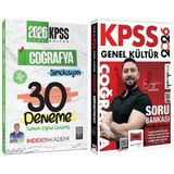 Yargı + İndeks 2026 KPSS Coğrafya Soru Bankası + 30 Deneme 2 li Set - Engin Eraydın, Alican Demir Yargı + İndeks Akademi