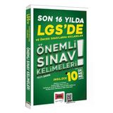 Yargı Lgs De Son 16 Yılda Kullanılan Önemli İngilizce Sınav Kelimeleri (10 Deneme İlaveli) Yargı Yayınları