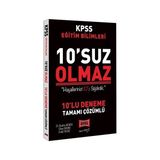 Yargı Yayınevi 2020 KPSS Eğitim Bilimleri 10'Suz Olmaz Tamamı Çözümlü 10 Deneme