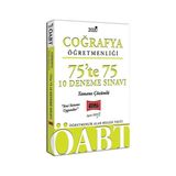 Yargı Yayınevi 2020 ÖABT Coğrafya Öğretmenliği 75’Te 75 Tamamı Çözümlü 10 Deneme Sınavı