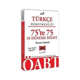 Yargı Yayınevi 2020 ÖABT Türkçe Öğretmenliği 75’Te 75 Tamamı Çözümlü 10 Deneme Sınavı