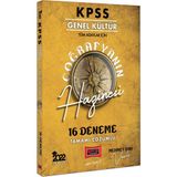 Yargı Yayınevi 2022 KPSS Genel Kültür Tüm Adaylar İçin Coğrafyanın Hazınesi Tamamı Çözümlü 16 Deneme