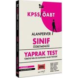 Yargı Yayınevi 2022 ÖABT Alanperver Sınıf Öğretmenliği Yaprak Test -