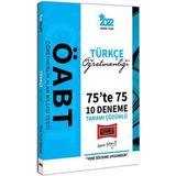 Yargı Yayınevi 2022 ÖABT Türkçe Öğretmenliği 75 Te 75 Tamamı Çözümlü 10 Deneme