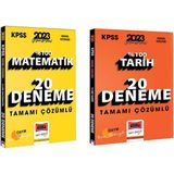 Yargı Yayınevi 2023 KPSS Matematik ve Tarih Tamamı Çözümlü 20 Deneme Seti