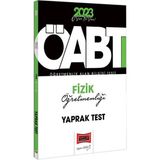 Yargı Yayınevi 2023 KPSS ÖABT Fizik Öğretmenliği Çek Kopart Yaprak Test