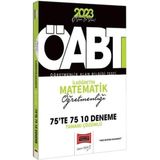 Yargı Yayınevi 2023 KPSS ÖABT İlköğretim Matematik Öğretmenliği Tamamı Çözümlü 10 Deneme