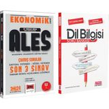 Yargı Yayınevi 2024 Ales Ekonomik Seri Çıkmış Sorular Son 3 Yıl ve Akm Dil Bilgisi Soru Bankası Seti 2 Kitap