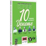 Yargı Yayınevi 2024 KPSS 5Yüz Ekibi Genel Yetenek Genel Kültür 10 Deneme Mesleki Hazırlık