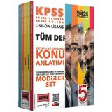 Yargı Yayınevi 2024 KPSS Lise Ön Lisans 5Yüz Ekibi Genel Yetenek Genel Kültür Tüm Dersler Konu Anlatımlı Modüler Set