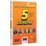 Yargı Yayınevi 2024 KPSS Lise Ön Lisans GK - GY Tamamı Çözümlü 5 Deneme Mesleki Hazırlık Sınıfı