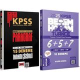 Yargı Yayınevi 2025 Kpss Türkçe Tamamı Çözümlü 6+5+7 Deneme - 2026 Birebir Kpss Paragraf 15 Deneme Sınavı
