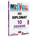 Yargı Yayınevi 2025 Polis Misyon Sınavlarına Hazırlık Diplomat Serisi Diplomat 10 Deneme