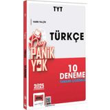 Yargı Yayınevi 2025 TYT Tamamı Çözümlü Panik Yok Türkçe 10 Deneme