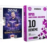 Yargı Yayınevi 2026 Kpss Kendini Güncelleyen Güncel Bilgiler - 2026 Kpss Ortaöğretim Çözümlü 10 Deneme