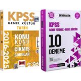 Yargı Yayınevi 2026 Kpss Tarih 2016-2026 Konu Konu Çıkmış Sorular - 2026 Kpss Ortaöğretim Çözümlü 10 Deneme