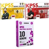 Yargı Yayınevi 2026 Kpss Tarih Coğrafya Video Ders Notları - 2026 Kpss Ortaöğretim Çözümlü 10 Deneme