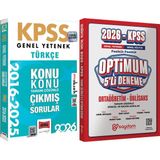 Yargı Yayınevi 2026 Kpss Türkçe 2016-2026 Konu Konu Çıkmış Sorular - Optimum 5 Deneme