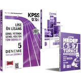 Yargı Yayınevi 2026 Kpss Türkçe Soru ve Deneme Seti - 2026 Kpss Lise Ön Lisans 5 Deneme
