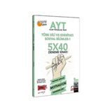 Yargı Yayınevi AYT 2021 Türk Dili ve Edebiyatı Sosyal Bilimler 1 5X40 Motivasyon Deneme Sınavı