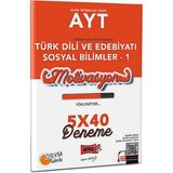 Yargı Yayınevi AYT Türk Dili ve Edebiyatı Sosyal Bilimler-1 5X40 Deneme