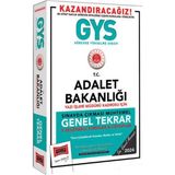 Yargı Yayınevi GYS Adalet Bakanlığı Yazı İşleri Müdürü Kadrosu İçin Genel Tekrar Kitabı