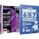 Yargı Yayınevi Hedef 657 Coğrafya 18 Deneme - 2026 Kpss Lise Ön Lisans Fasikül Fasikül 10 Deneme