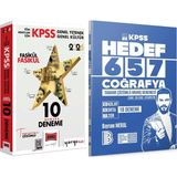 Yargı Yayınevi Hedef 657 Coğrafya 18 Deneme - 2026 Kpss On Numara 5 Yıldız 10 Deneme