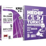 Yargı Yayınevi Hedef 657 Türkçe 18 Deneme - 2026 Kpss Lise Ön Lisans 5 Deneme