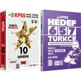 Yargı Yayınevi Hedef 657 Türkçe 18 Deneme - 2026 Kpss On Numara 5 Yıldız 10 Deneme