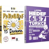 Yargı Yayınevi Hedef 657 Türkçe 18 Deneme - 2026 Papatya Serisi Paragraf 15 Deneme
