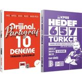 Yargı Yayınevi Hedef 657 Türkçe 18 Deneme - Orijinal Paragraf 10 Deneme