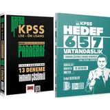 Yargı Yayınevi Hedef 657 Vatandaşlık 18 Deneme - 2026 Birebir Kpss - Lise - Önlisans Paragraf 13 Deneme