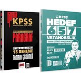 Yargı Yayınevi Hedef 657 Vatandaşlık 18 Deneme - 2026 Birebir Kpss Paragraf 15 Deneme Sınavı