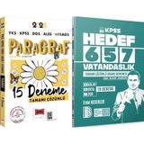 Yargı Yayınevi Hedef 657 Vatandaşlık 18 Deneme - 2026 Papatya Serisi Paragraf 15 Deneme