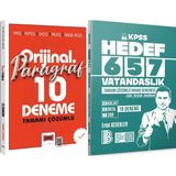 Yargı Yayınevi Hedef 657 Vatandaşlık 18 Deneme - Orijinal Paragraf 10 Deneme