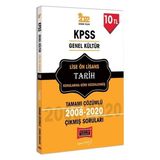 Yargı Yayınevi KPSS 2022 Genel Kültür Lise Ön Lisans Tarih Tamamı Çözümlü Çıkmış Sorular