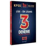 Yargı Yayınevi KPSS 2022 Genel Yetenek Genel Kültür Lise Ön Lisans Tamamı Çözümlü Muhteşem 3 Deneme