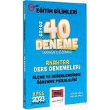 Yargı Yayınevi KPSS 2023 EB Ölçme Değerlendirme ve Öğrenme Psikolojisi Anahtar Ders Denemeleri 40 Deneme
