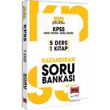 Yargı Yayınevi KPSS 2023 Genel Yetenek Genel Kültür Tüm Dersler 5 Ders 1 Kitap Kazandıran Soru Bankası