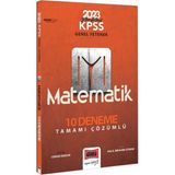 Yargı Yayınevi KPSS 2023 Genel Yetenek Hedef Iyı Serisi Matematik Tamamı Çözümlü 10 Deneme