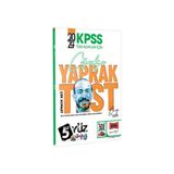 Yargı Yayınevi KPSS 5 Yüz Coğrafya Çek Kopart Yaprak Test