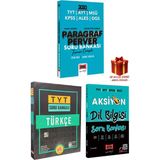 Yargı Yayınevi TYT-AYT Paragraf Soru Bankası+ TYT Türkçe Soru Bankası+Dil Bil Sb+Hediye