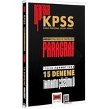Yargı Yayınevi Yargı 2026 Birebir KPSS Paragraf Tamamı Çözümlü 15 Deneme Sınavı