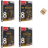 Yargı Yayınevi Yargı Lgs 2027 8. Sınıf Matematik Fen Türkçe ve Inkılap Fasikül Akıllı Defter 4lü Set + Telefon Standı