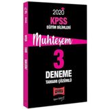 Yargı Yayınları 2020 KPSS Eğitim Bilimleri Muhteşem Tamamı Çözümlü 3 Deneme