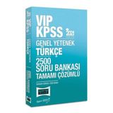 Yargı Yayınları - 2021 KPSS VIP Türkçe Tamamı Çözümlü 2500 Soru Bankası