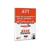 Yargı Yayınları - 2023 AYT Türk Dili ve Edebiyatı Sosyal Bilimler 1 5x40 Deneme