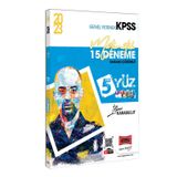 Yargı Yayınları 2023 KPSS 5Yüz Matematik Tamamı Çözümlü 15 Deneme